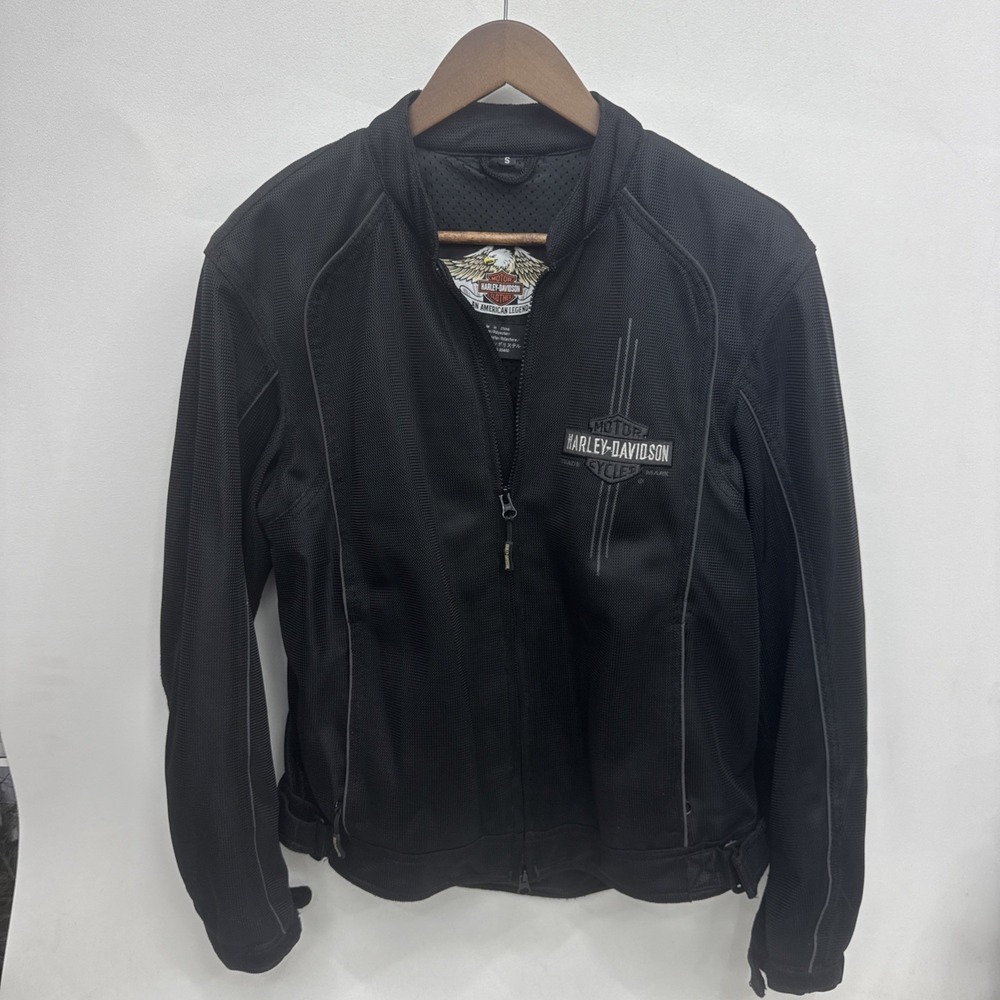 HARLEY DAVIDSON Jacket/ Size S/ Polyester/ Black/ 97283-07VM Double Layered Vent
